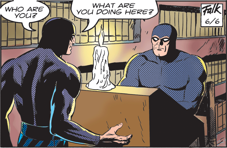 Conversation OCR: WHO ARE YOU? WHAT ARE YOU DOING HERE? Falk 6/6 WHO ARE YOU? WHAT ARE YOU DOING HERE? Falk 6/6