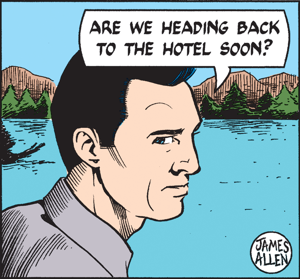 Sharing OCR: ARE WE HEADING BACK TO THE HOTEL SOON? JAMES ALLEN ARE WE HEADING BACK TO THE HOTEL SOON? JAMES ALLEN
