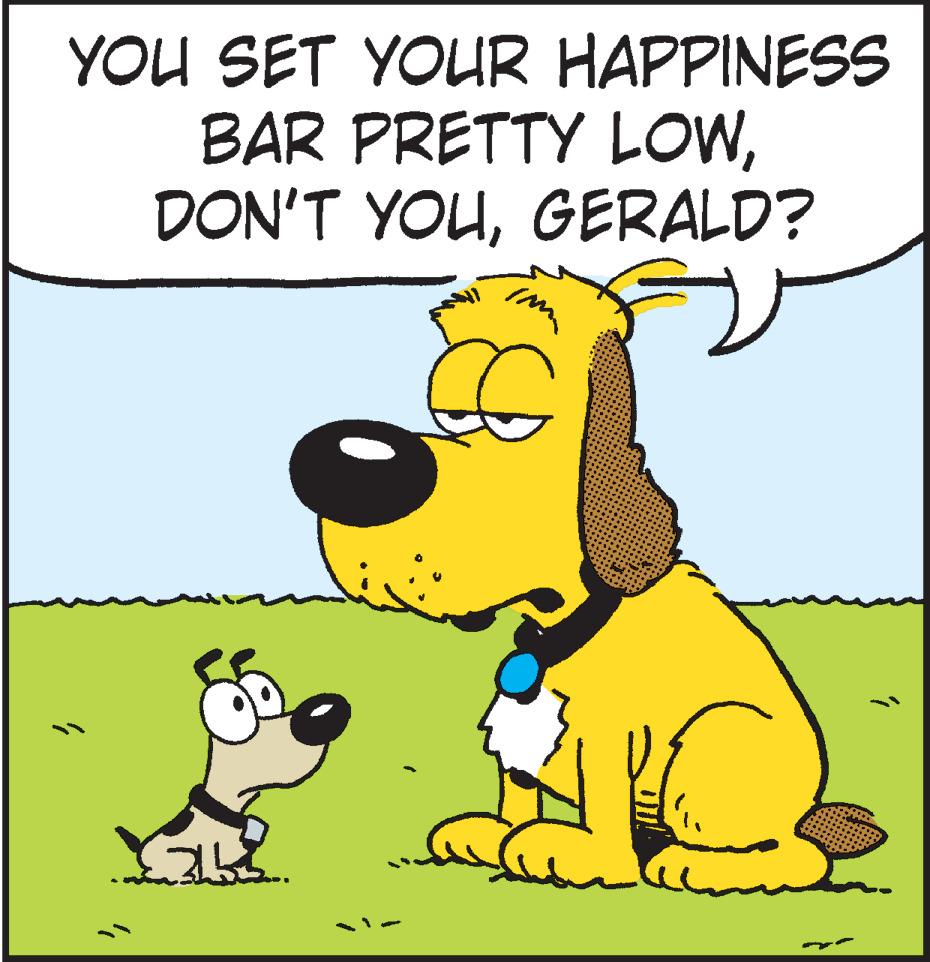 Rectangle OCR: YOU SET YOUR HAPPINESS BAR PRETTY LOWGERALD? YOU SET YOUR HAPPINESS BAR PRETTY LOWDON'T YOU