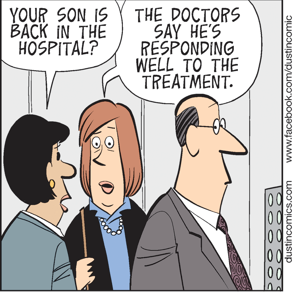Interaction OCR: YOUR SON IS BACK IN THE HOSPITAL? THE DOCTORS SAY HE'S RESPONDING WELL ?? ?HE TREATMENT. TV 00 dustincomics.com www.facebook.com/dustincomic YOUR SON IS BACK IN THE HOSPITAL? THE DOCTORS SAY HE'S RESPONDING WELL ?? ?HE TREATMENT. TV 00 dustincomics.com www.facebook.com/dustincomic