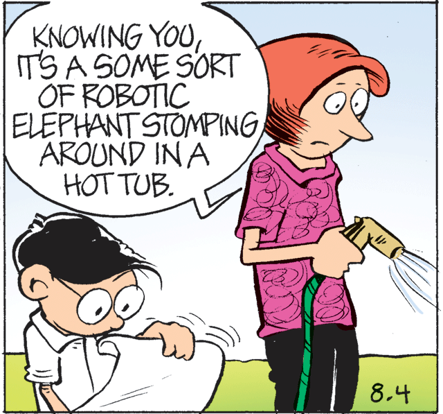 Happy OCR: KNOWING YOUIT'S A SOME SORT OF ROBOTIC ELEPHANT STOMPINGAROUND IN A HOT TUB. 8.4 KNOWING YOUIT'S A SOME SORT OF ROBOTIC ELEPHANT STOMPINGAROUND IN A HOT TUB. 8.4