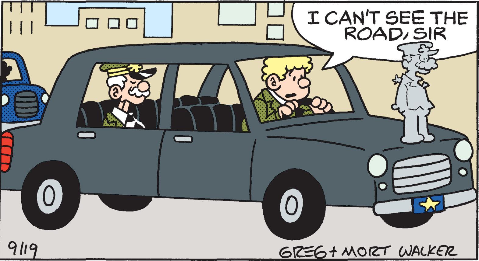 Product OCR: Joo I CAN'T SEE THE ROADSIR 0 9/19 GRE6+ MORT WALKER Joo I CAN'T SEE THE ROADSIR 0 9/19 GRE6+ MORT WALKER