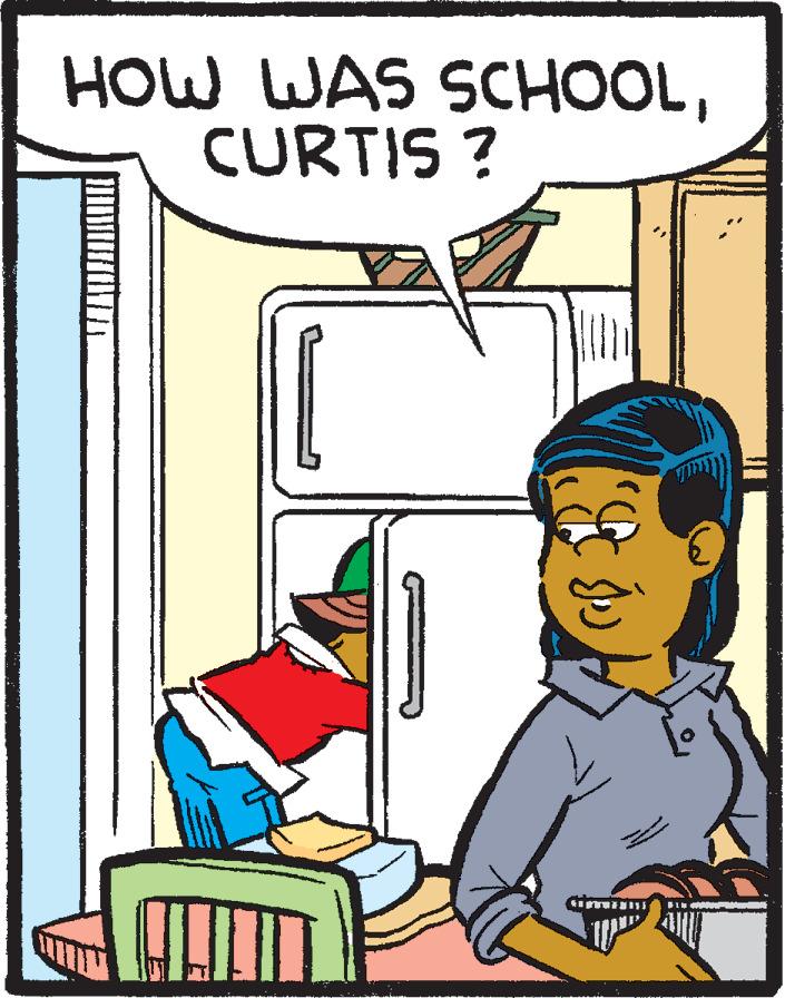 Humour OCR: HOW WAS SCHOOLCURTIS ? HOW WAS SCHOOLCURTIS ?