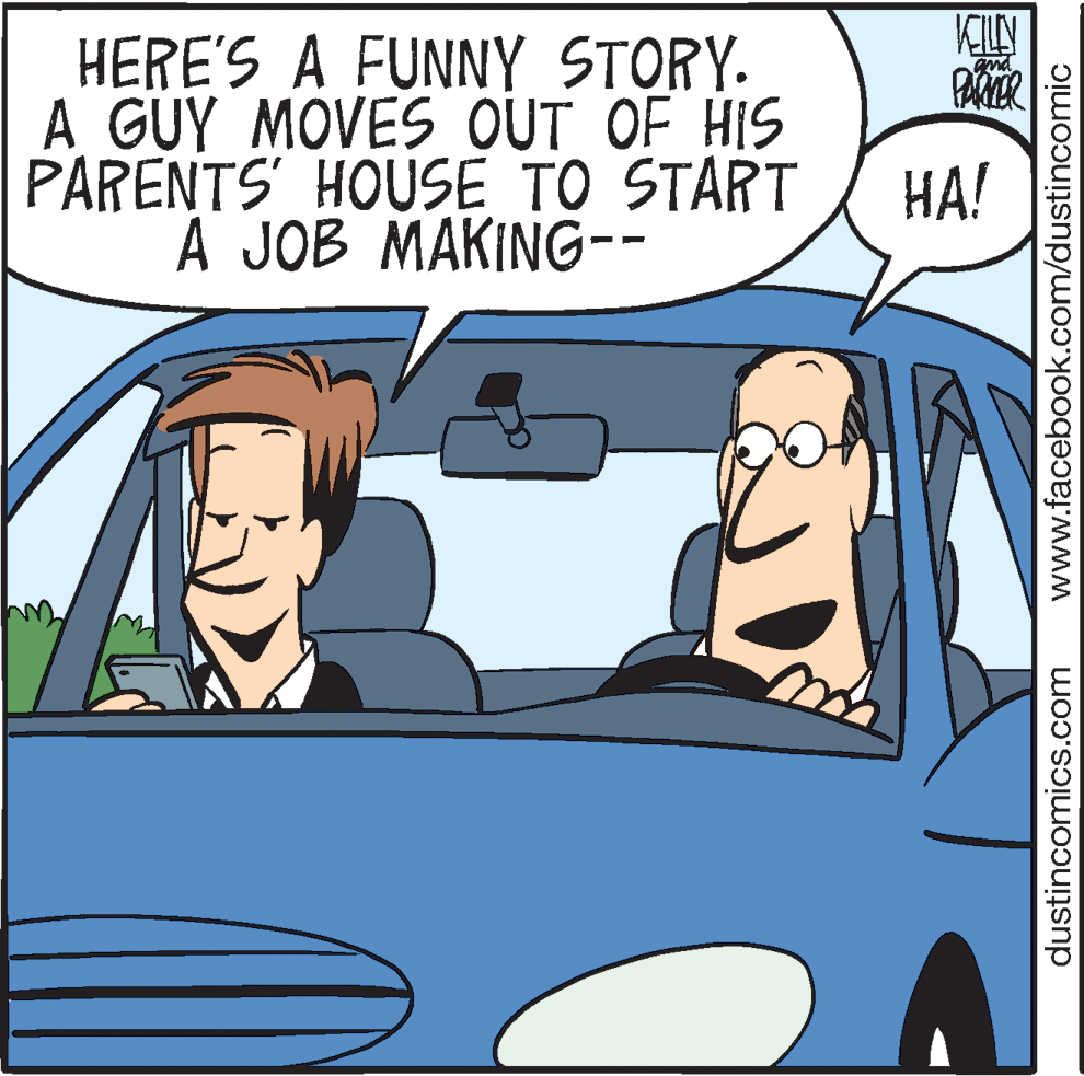 Organism OCR: KLY PAMER HERE'S A FUNNY STORY. A GUY MOVES OUT OF HIS PARENTS HOUSE TO START A JOB MAKING-- and HA! dustincomics.com www.facebook.com/dustincomic KLY PAMER HERE'S A FUNNY STORY. A GUY MOVES OUT OF HIS PARENTS HOUSE TO START A JOB MAKING-- and HA! dustincomics.com www.facebook.com/dustincomic