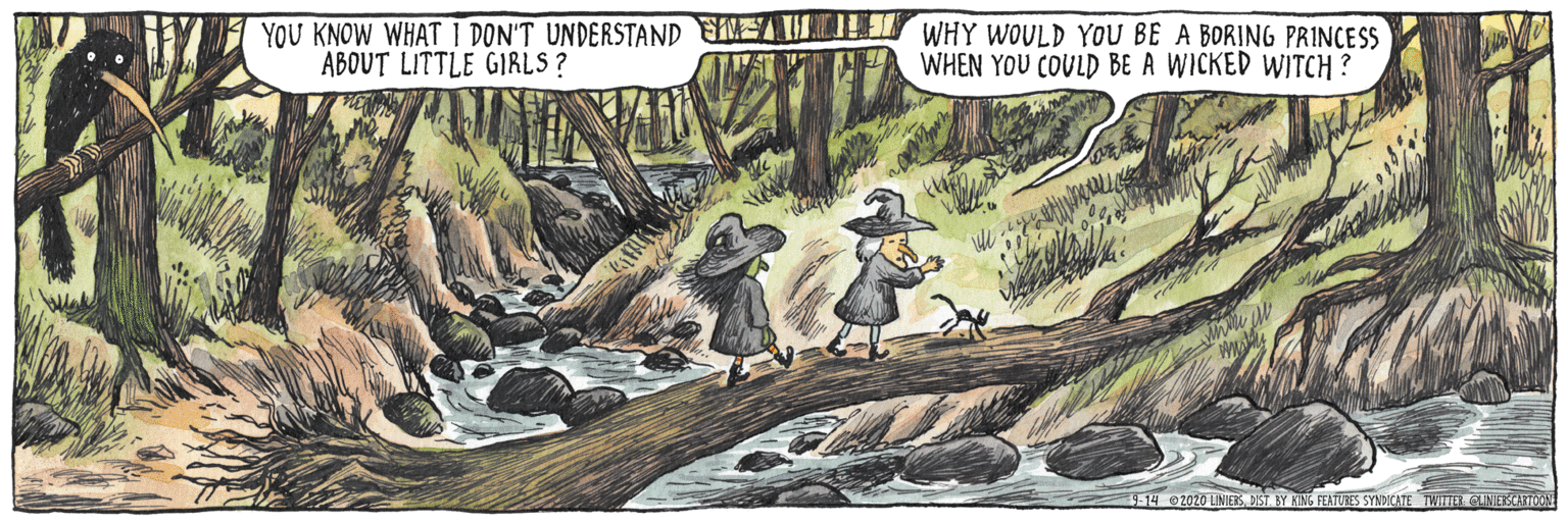 Wetland OCR: YOU KNOW WHAT I DON'T UNDERSTAND EEA WHY WOULD YOU BE A BORING PRINCESS ABOUT LITTLE GIRLS ? WHEN YOU COULD BE A WICKED WITCH ? 9-14 02020 LINIES. DST. SY KING FEATURES SYNDICATE TWITE CUNIESCARTOON YOU KNOW WHAT I DON'T UNDERSTAND EEA WHY WOULD YOU BE A BORING PRINCESS ABOUT LITTLE GIRLS ? WHEN YOU COULD BE A WICKED WITCH ? 9-14 02020 LINIES. DST. SY KING FEATURES SYNDICATE TWITE CUNIESCARTOON