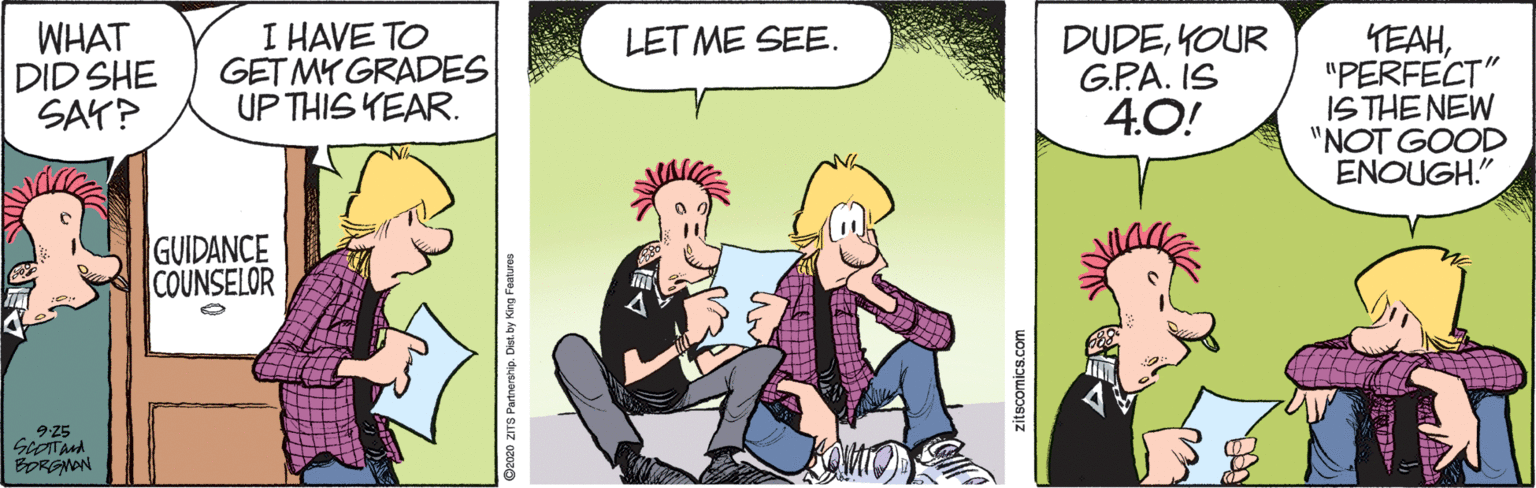 Gesture OCR: WHAT DID SHE SAY? I HAVE TO GET MY GRADES UP THIS YEAR. DUDEYOUR G.PA. IS 4.0! YEAH"PERFECT" ISTHE NEW "NOT GOOD ENOUGH." LET ME SEE. GUIDANCE COUNSELOR 9-25 BORGNON zitscomics.com WHAT DID SHE SAY? I HAVE TO GET MY GRADES UP THIS YEAR. DUDEYOUR G.PA. IS 4.0! YEAH"PERFECT" ISTHE NEW "NOT GOOD ENOUGH." LET ME SEE. GUIDANCE COUNSELOR 9-25 BORGNON zitscomics.com