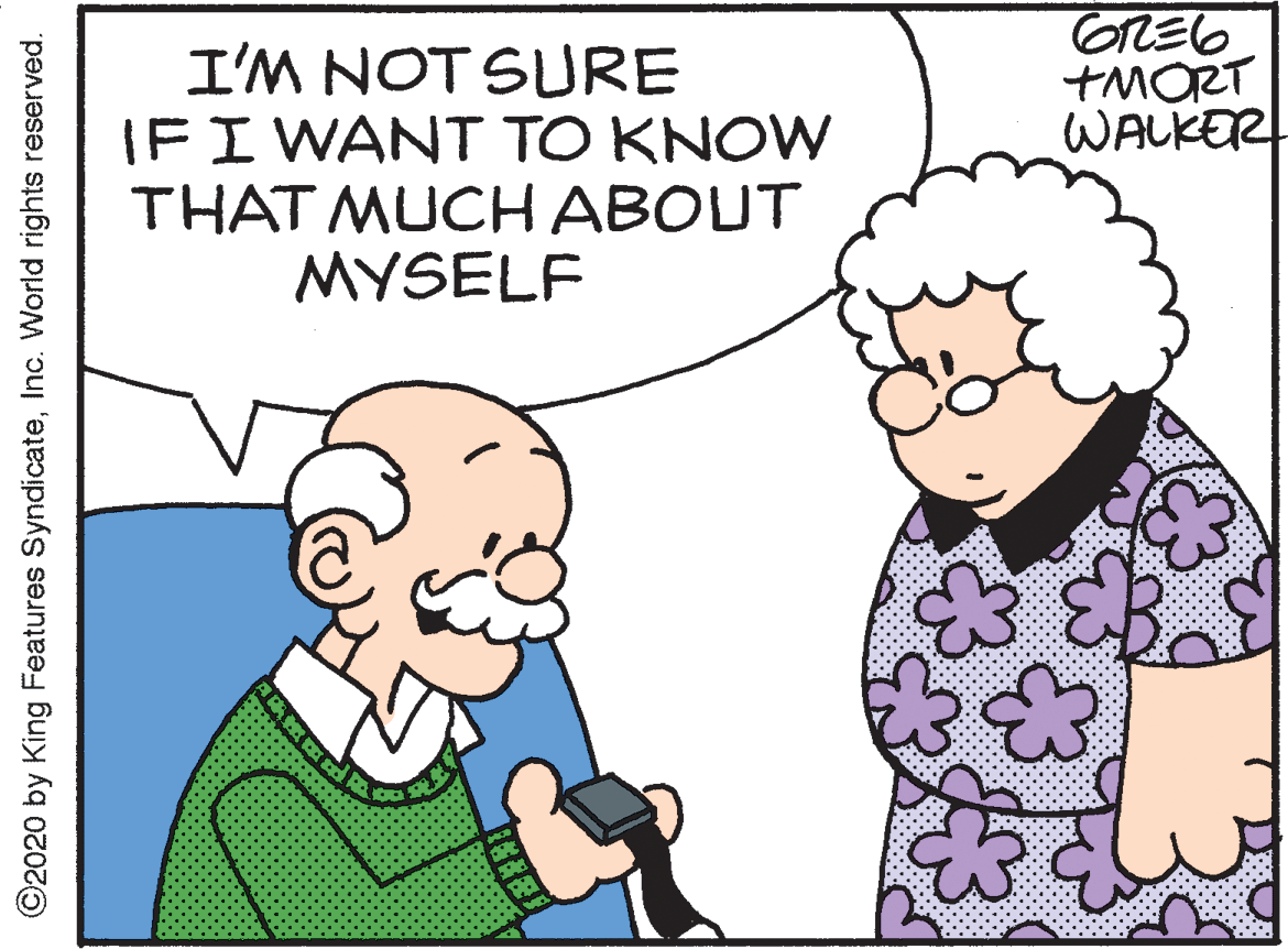 Human body OCR: GRE6 +MORT WALKER I'M NOT SURE IFI WANT TO KNOW THAT MUCH ABOUT MYSELF ©2020 by King Features SyndicateInc. World rights reserved. GRE6 +MORT WALKER I'M NOT SURE IFI WANT TO KNOW THAT MUCH ABOUT MYSELF ©2020 by King Features SyndicateInc. World rights reserved.