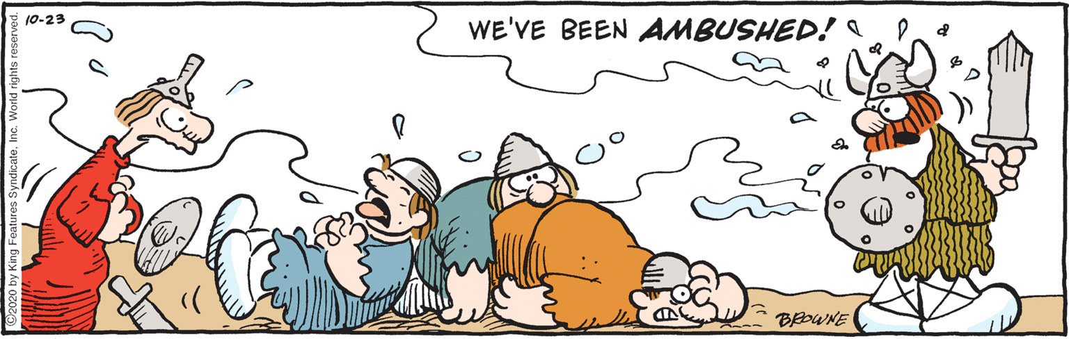 Animation OCR: 10-23 WE'VE BEEN AMBUSHED! BROWNE 10-23 WE'VE BEEN AMBUSHED! BROWNE