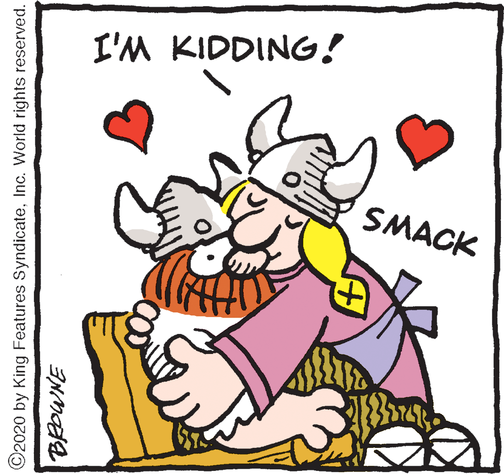 Sharing OCR: I'M KIDDING! SMACK ©2020 by King Features SyndicateInc. World rights reserved. I'M KIDDING! SMACK ©2020 by King Features SyndicateInc. World rights reserved.