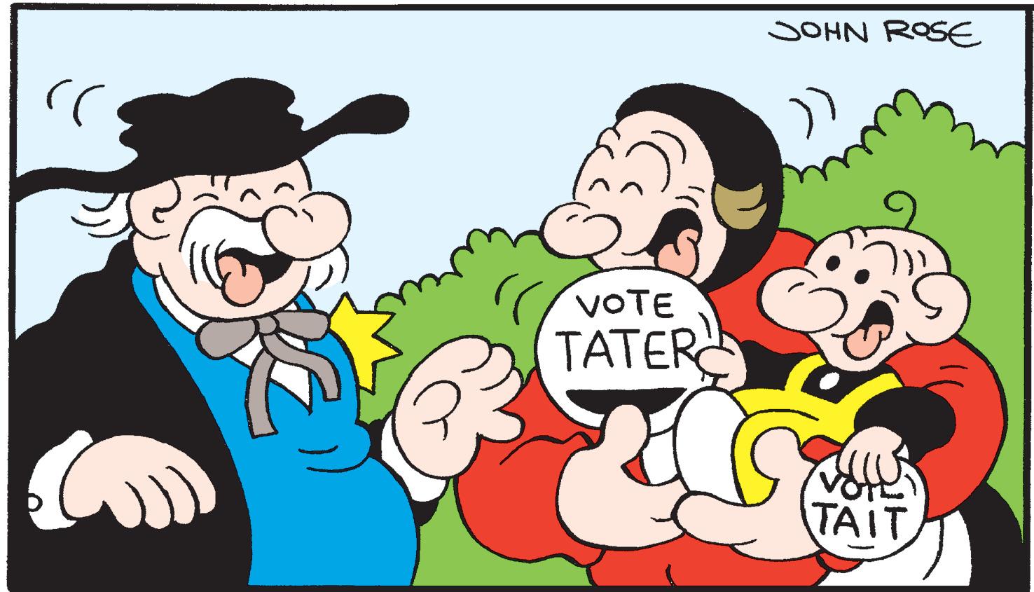 Gesture OCR: JOHN ROSE VOTE TATER (TAIT JOHN ROSE VOTE TATER (TAIT