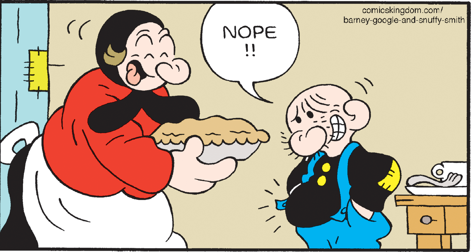 Gesture OCR: comicskingdom.com/ barney-google-and-snuffy-smith NOPE !! comicskingdom.com/ barney-google-and-snuffy-smith NOPE !!