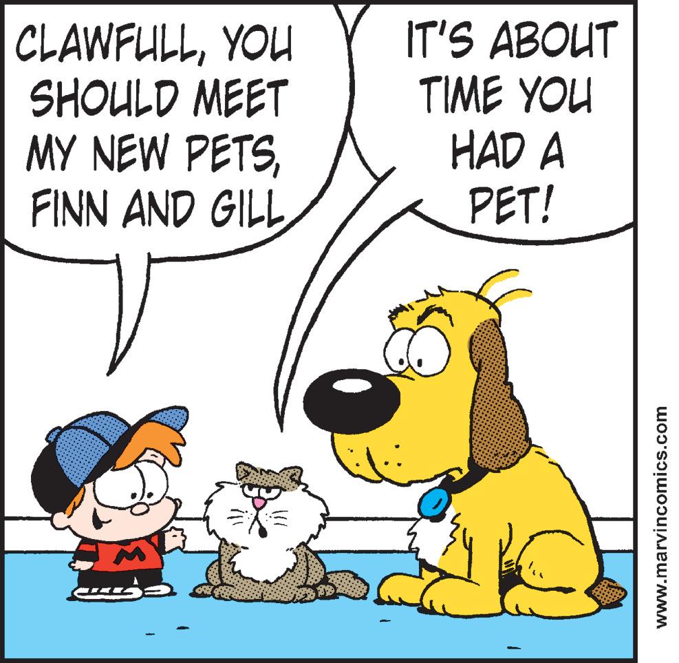 Handwriting OCR: CLAWFULLYOU SHOULD MEET MY NEW PETSFINN AND GILL IT'S ABOUT TIME YOU HAD A PET! www.marvincomics.com CLAWFULLYOU SHOULD MEET MY NEW PETSFINN AND GILL IT'S ABOUT TIME YOU HAD A PET! www.marvincomics.com