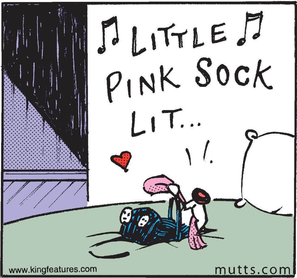 Art OCR: LITTLE J PINK SOck LIT... www.kingfeatures.com mutts.com LITTLE J PINK SOck LIT... www.kingfeatures.com mutts.com