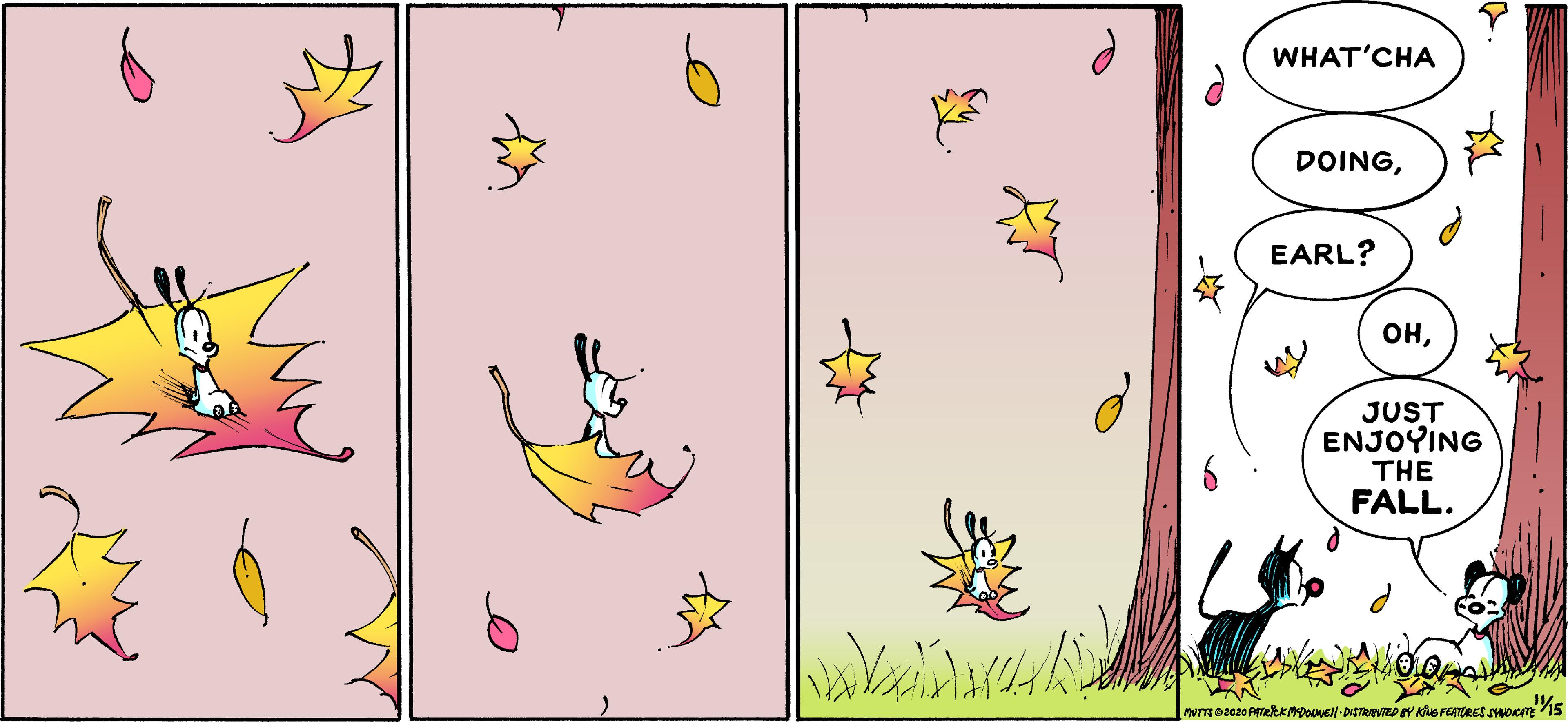 Art OCR: WHAT'CHA DOINGEARL? ??JUST ENJOYING THE FALL. WHAT'CHA DOINGEARL? ??JUST ENJOYING THE FALL.