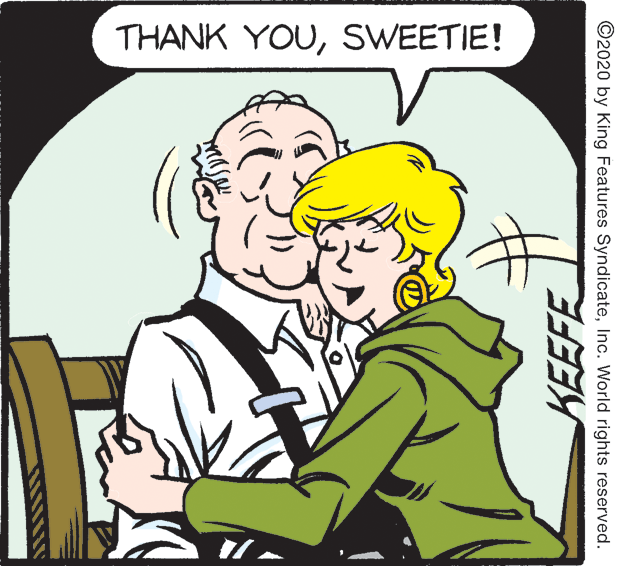 Interaction OCR: THANK YOUSWEETIE! ©2020 by King Features SyndicateInc. World rights reserved. THANK YOUSWEETIE! ©2020 by King Features SyndicateInc. World rights reserved.