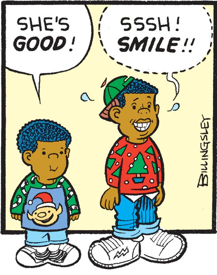 Animation OCR: SHE'S GOOD! SSSH! SMILE! SHE'S GOOD! SSSH! SMILE!