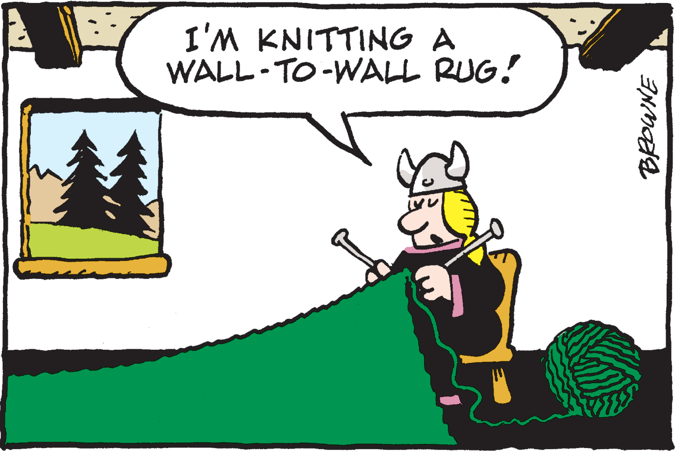 Slope OCR: I'M KNITTING A WALL-TO-WALL RUG! I'M KNITTING A WALL-TO-WALL RUG!