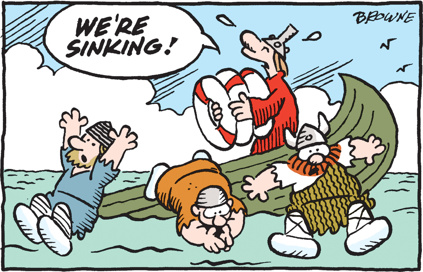 Font OCR: WE'RE SINKING! BEDWNE ock WE'RE SINKING! BEDWNE ock