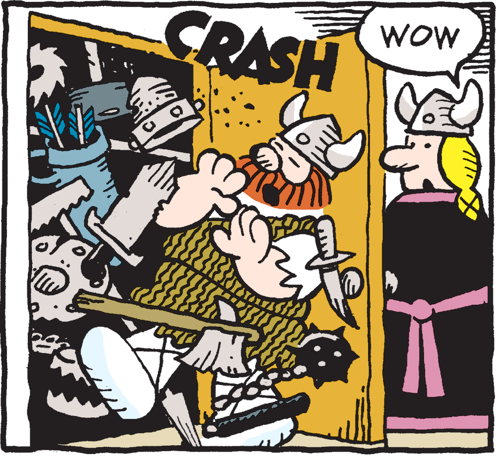Animated cartoon OCR: CRASH WOW CRASH WOW
