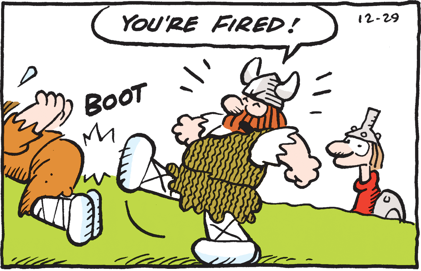 Mammal OCR: YOU'RE FIRED! 12-29 BOOT YOU'RE FIRED! 12-29 BOOT