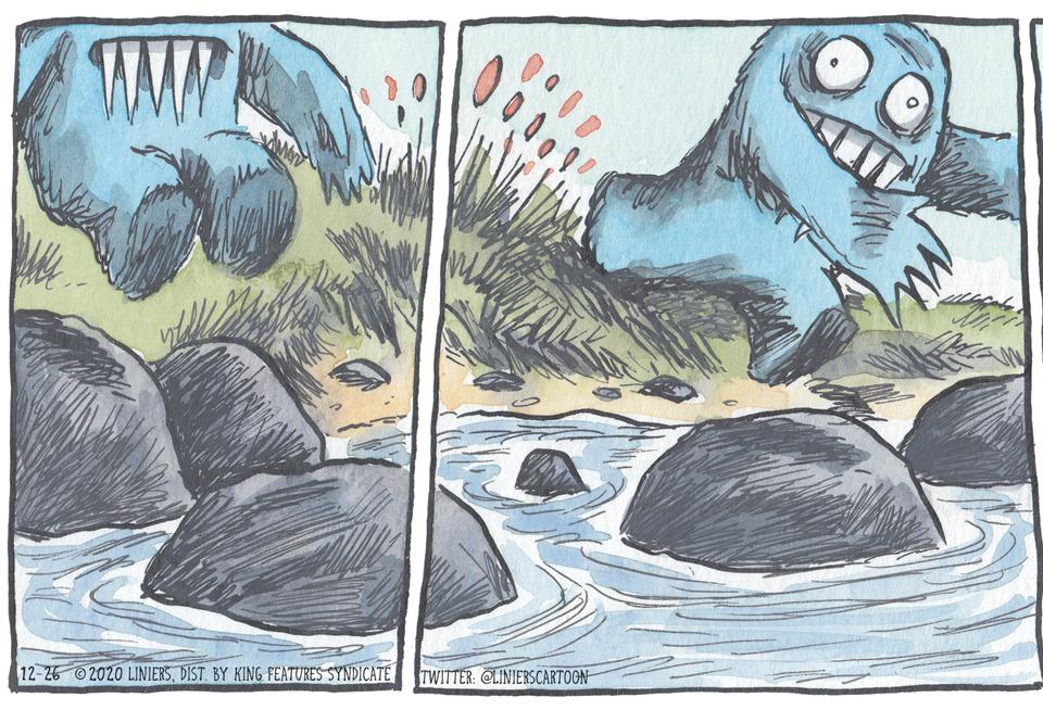 Child art OCR: 12-26 2020 LINIERSDIST. BY KING FEATURES SYNDICATE TWITTER: CLINIERSCARTOGN 12-26 2020 LINIERSDIST. BY KING FEATURES SYNDICATE TWITTER: CLINIERSCARTOGN