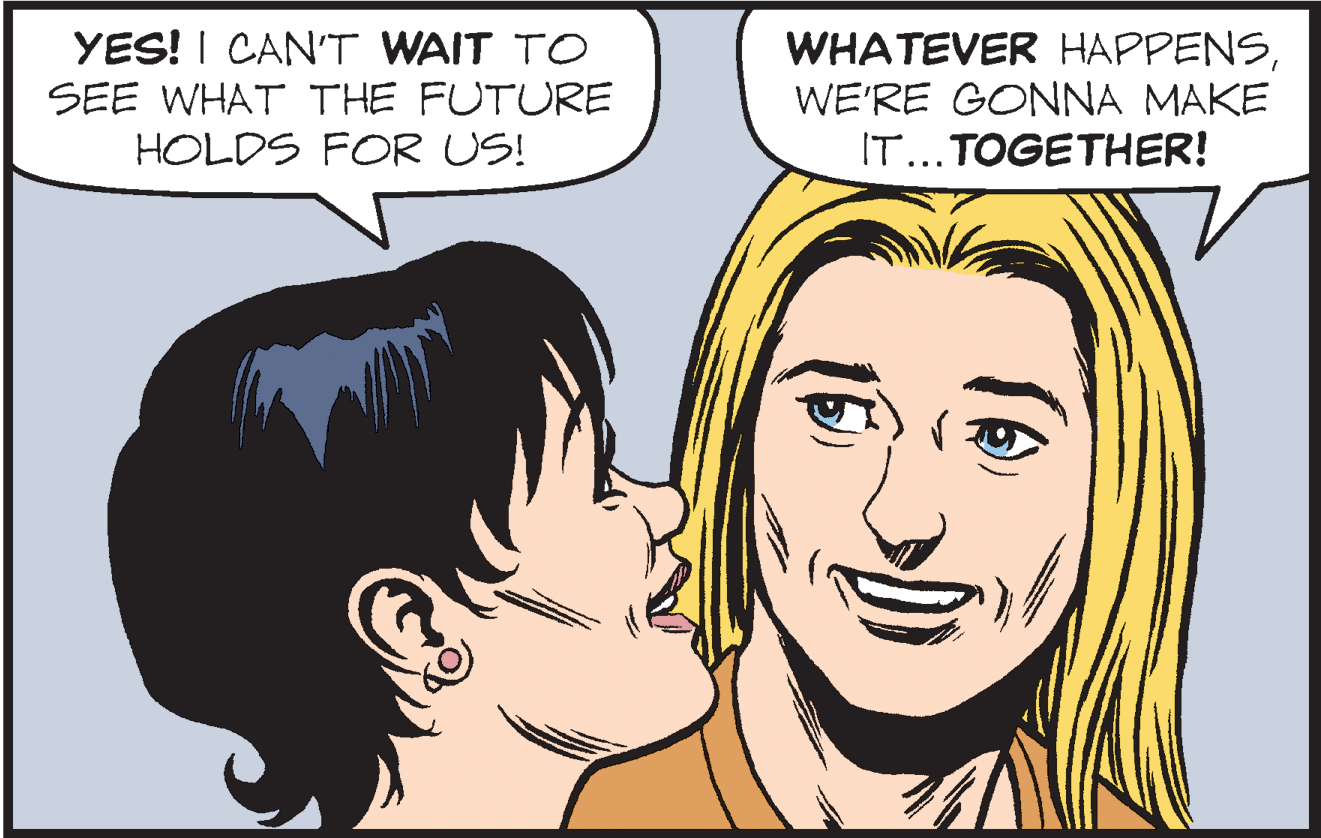 Organ OCR: YES! I CANT WAIT TO SEE WHAT THE FUTURE HOLDS FOR US! WHATEVER HAPPENSWE'RE GONNA MAKE IT...TOGETHER! YES! I CANT WAIT TO SEE WHAT THE FUTURE HOLDS FOR US! WHATEVER HAPPENSWE'RE GONNA MAKE IT...TOGETHER!