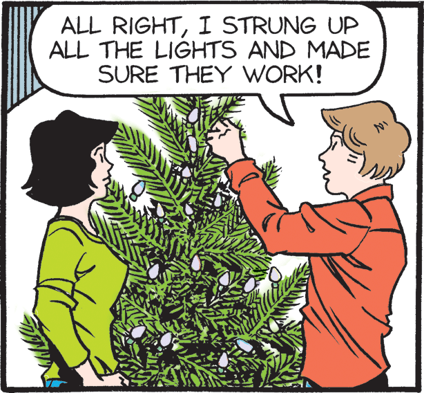 Comic book OCR: ALL RIGHTI STRUNG UP ALL THE LIGHTS AND MADE SURE THEY WORK! ALL RIGHTI STRUNG UP ALL THE LIGHTS AND MADE SURE THEY WORK!