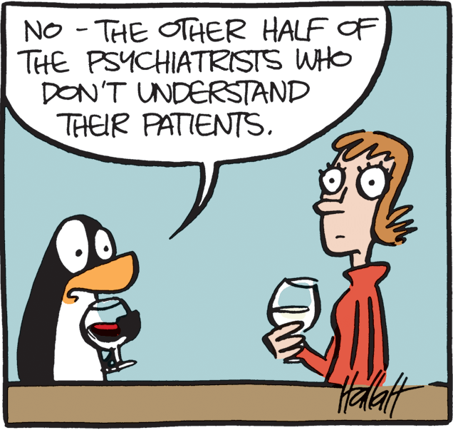Gesture OCR: NO - THE OTHER HALF OF THE PSYCHIATRISTS WHO DON'T UNDERSTAND THEIR PATIENTS. NO - THE OTHER HALF OF THE PSYCHIATRISTS WHO DON'T UNDERSTAND THEIR PATIENTS.