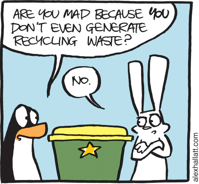 Gesture OCR: ARE yOU MAD BECAUSE YOU DON'T EVEN GENERATE RECYCUNG WASTE? NO. alexhallatt.com ARE yOU MAD BECAUSE YOU DON'T EVEN GENERATE RECYCUNG WASTE? NO. alexhallatt.com
