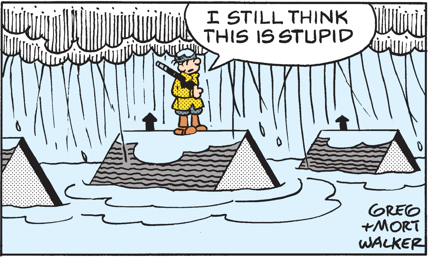 Art OCR: I STILL THINK THIS IS STUPID GREO +MORT WALKER I STILL THINK THIS IS STUPID GREO +MORT WALKER
