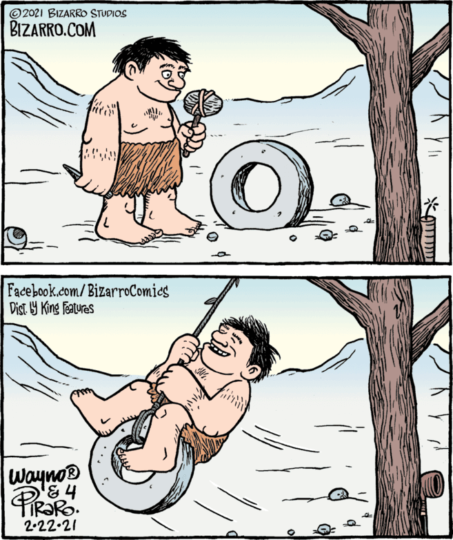 Water OCR: ©2021 BIZARRO STUDIOS BIZARRO.COM Facebook.com/BizarroComics Dist 9 King features Wayno® 2.22.21 ????? ©2021 BIZARRO STUDIOS BIZARRO.COM Facebook.com/BizarroComics Dist 9 King features Wayno® 2.22.21 ?????