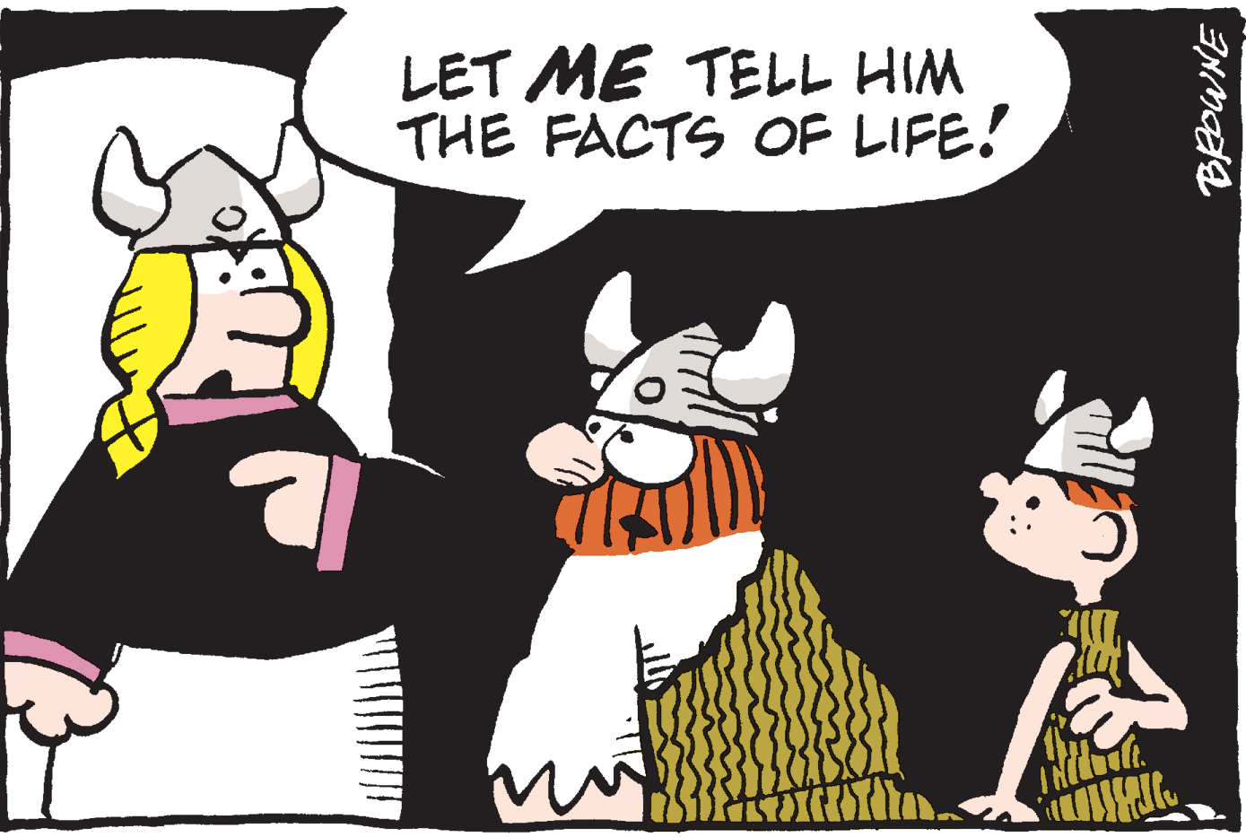 Fiction OCR: LET ME TELL HIM THE FACTS OF LIFE! LET ME TELL HIM THE FACTS OF LIFE!