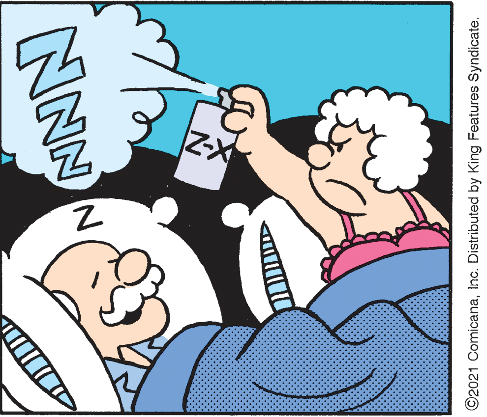 Finger OCR: NNN ©2021 ComicanaInc. Distributed by King Features Syndicate. NNN ©2021 ComicanaInc. Distributed by King Features Syndicate.