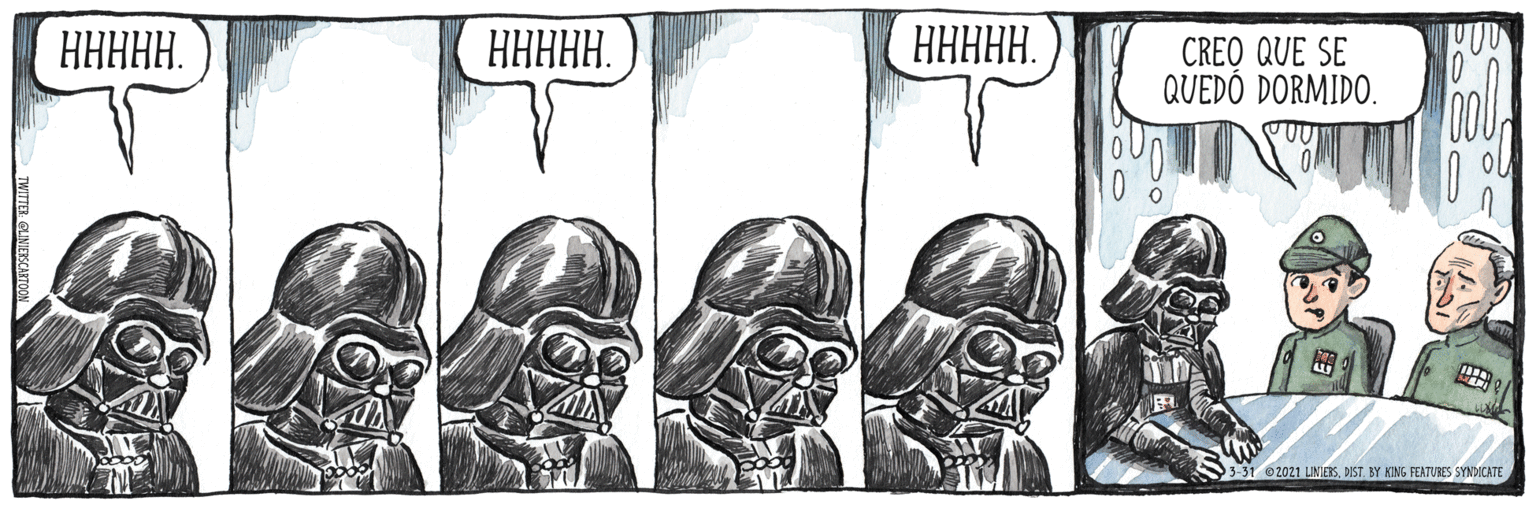 Fiction OCR: HAHHH. ?????. HHHHH. CREO QUE SE QUEDÓ DORMIDO. S331 0 2021 LIK ESBY KING FEATURES SYNDICATE TWITTER GUINERSCATOON HAHHH. ?????. HHHHH. CREO QUE SE QUEDÓ DORMIDO. S331 0 2021 LIK ESBY KING FEATURES SYNDICATE TWITTER GUINERSCATOON