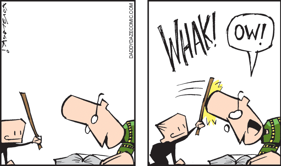 Finger OCR: WAK OW! DADDYDAZECOMIC.COM WAK OW! DADDYDAZECOMIC.COM