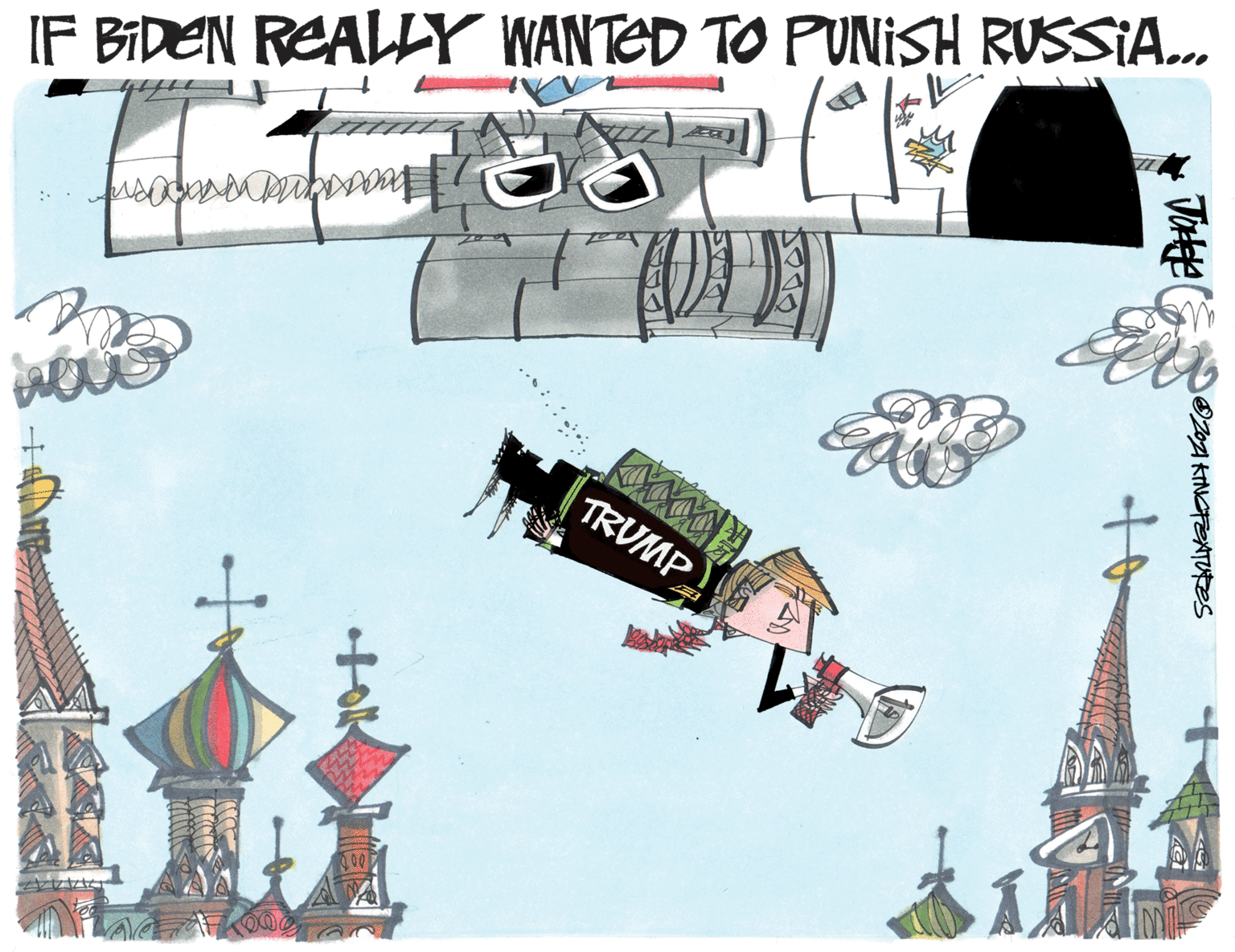 Handwriting OCR: IF BIDEN REALLY WANTED TO PUNISH RUSSIA. TRUMP JoA KTNCFEATUtes to IF BIDEN REALLY WANTED TO PUNISH RUSSIA. TRUMP JoA KTNCFEATUtes to