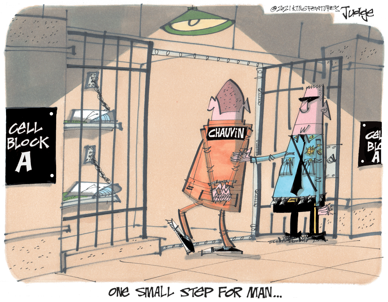 Design OCR: CELL BLOCK A CHAUVIN BL ? ONe SIMALL STEP FOR MAN... CELL BLOCK A CHAUVIN BL ? ONe SIMALL STEP FOR MAN...