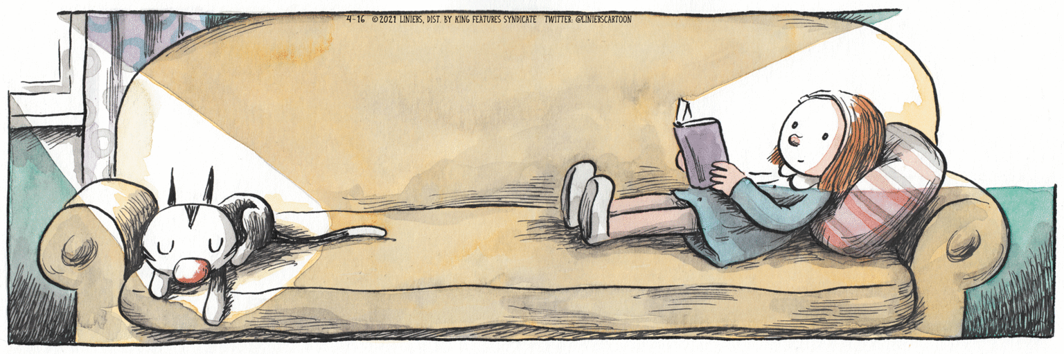 Laptop OCR: 4-16 @2021 LNIERSDIST. BY KING FEATURES SYNDICATE TWITTER CLNIEKSCARTOON 4-16 @2021 LNIERSDIST. BY KING FEATURES SYNDICATE TWITTER CLNIEKSCARTOON