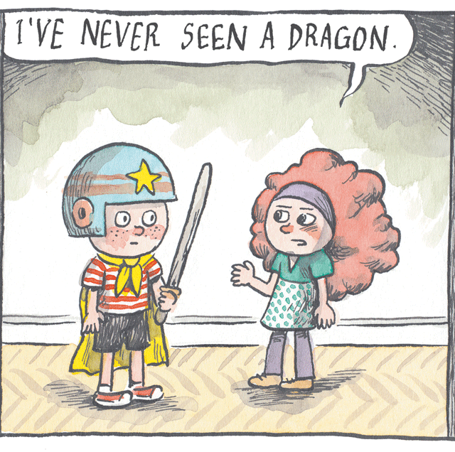 Happy OCR: 1'VE NEVER SEEN A DRAGON. 1'VE NEVER SEEN A DRAGON.