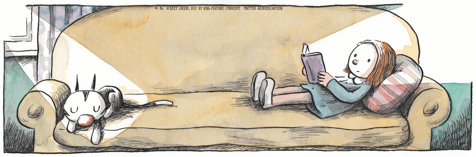Sitting OCR: 4- 16 O2021 LNIESDIST. BY KING FEATURES SYNDICATE TWITTER GLINIERSCARTOCN 4- 16 O2021 LNIESDIST. BY KING FEATURES SYNDICATE TWITTER GLINIERSCARTOCN