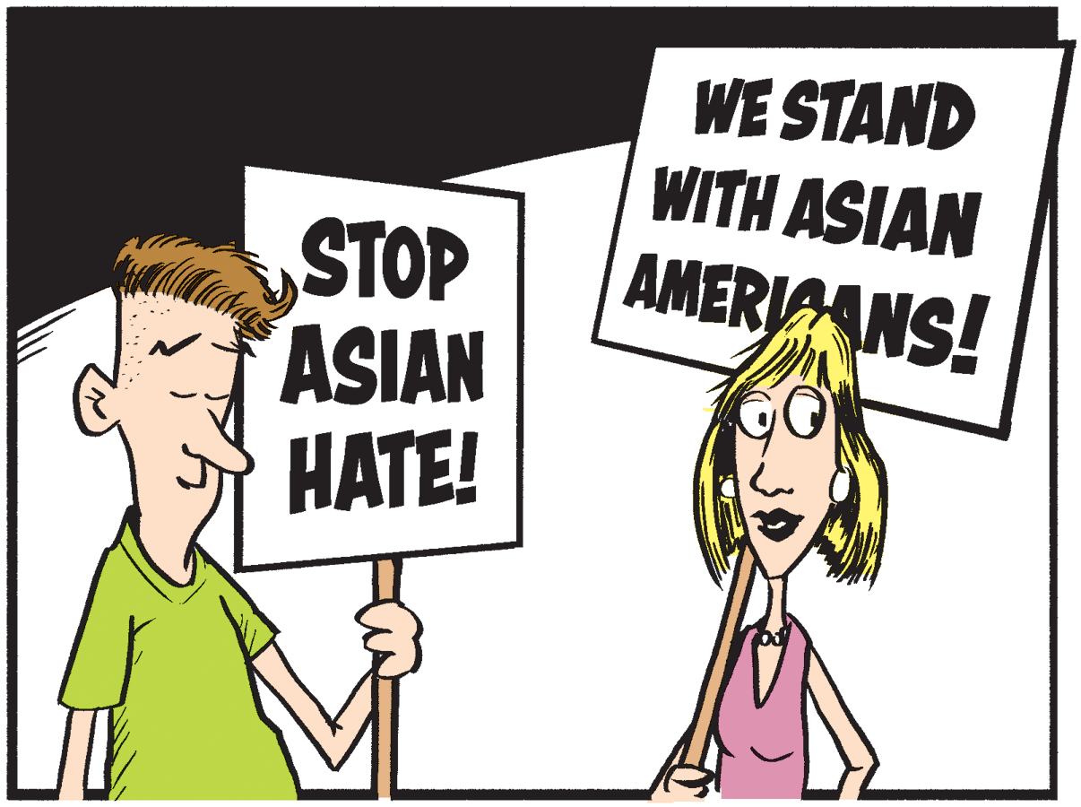 Font OCR: WE STAND WITH ASIAN AMERIAANS! STOP ASIAN HATE! WE STAND WITH ASIAN AMERIAANS! STOP ASIAN HATE!