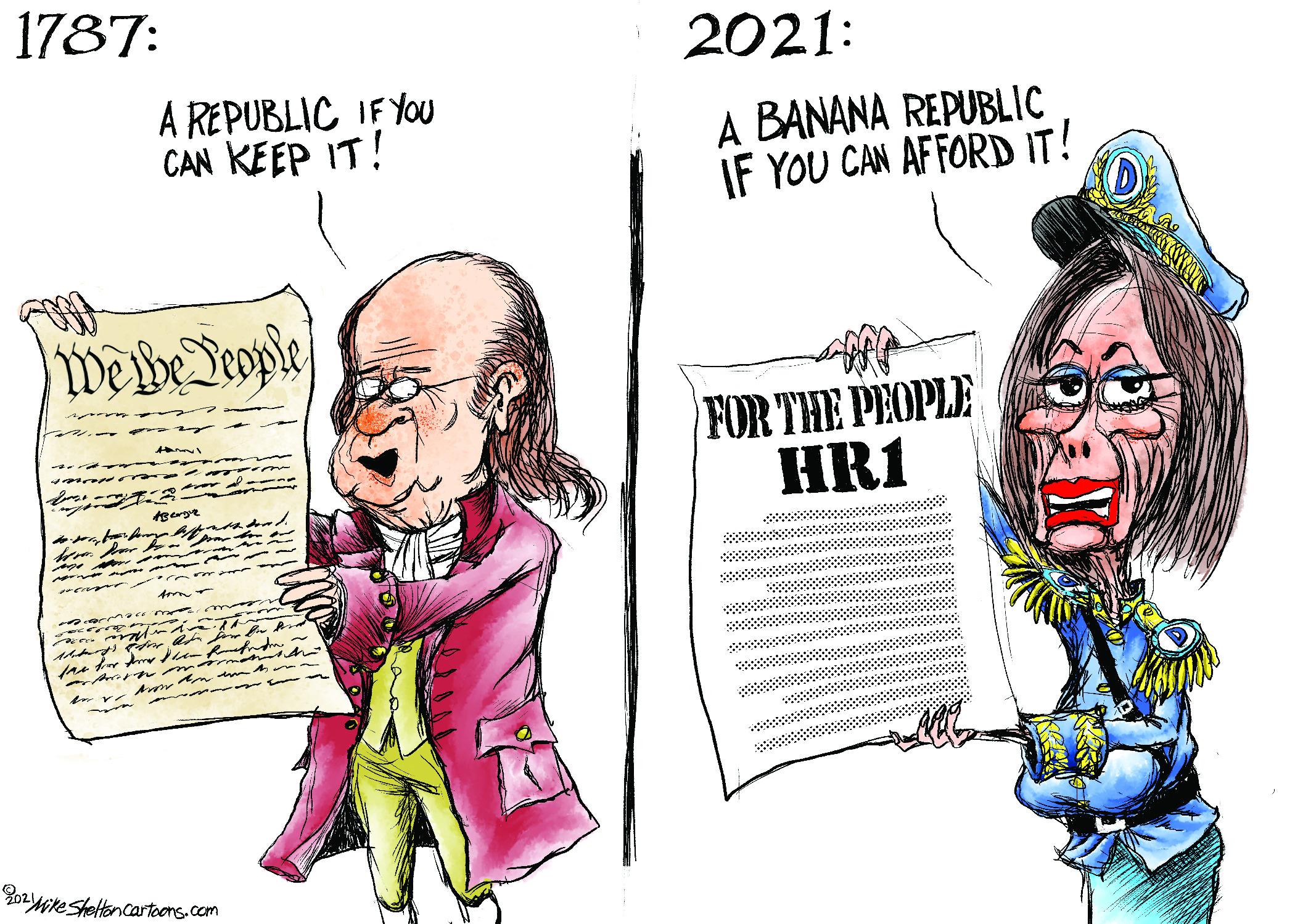Font OCR: 1787: 2021: A REPUBLIC IFYOU CAN KEEP IT! A BANANA REPUBLIC IF YOU CAN AFFORD IT! FOR THE PEOPLE HR1 enre 0ycte Stetten cartoonscom 1787: 2021: A REPUBLIC IFYOU CAN KEEP IT! A BANANA REPUBLIC IF YOU CAN AFFORD IT! FOR THE PEOPLE HR1 enre 0ycte Stetten cartoons