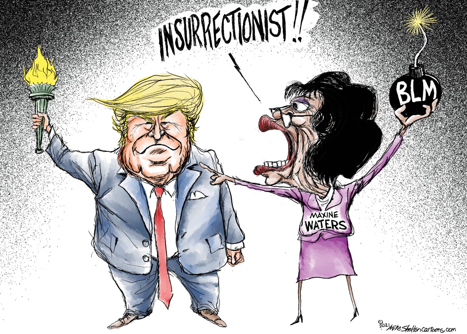 Graphics OCR: NSIRRECTONIST! BLM MAXINE WATERS orycresteltencartoons.com NSIRRECTONIST! BLM MAXINE WATERS orycresteltencartoons.com