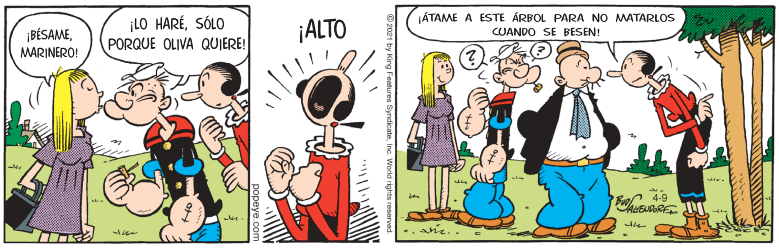 Gesture OCR: ¡LO HARÉSÓLO PORQUE OLIVA QUIERE! ¡ALTO JÁTAME A ESTE ÁRBOL PARA NO MATARLOS CUANDO SE BESEN! ¡BÉSAMEMARINERO! 4-9 ALENDOREE I e ?? popeye.com ¡LO HARÉSÓLO PORQUE OLIVA QUIERE! ¡ALTO JÁTAME A ESTE ÁRBOL PARA NO MATARLOS CUANDO SE BESEN! ¡BÉSAMEMARINERO! 4-9 ALENDOREE I e ? ? popeye.com