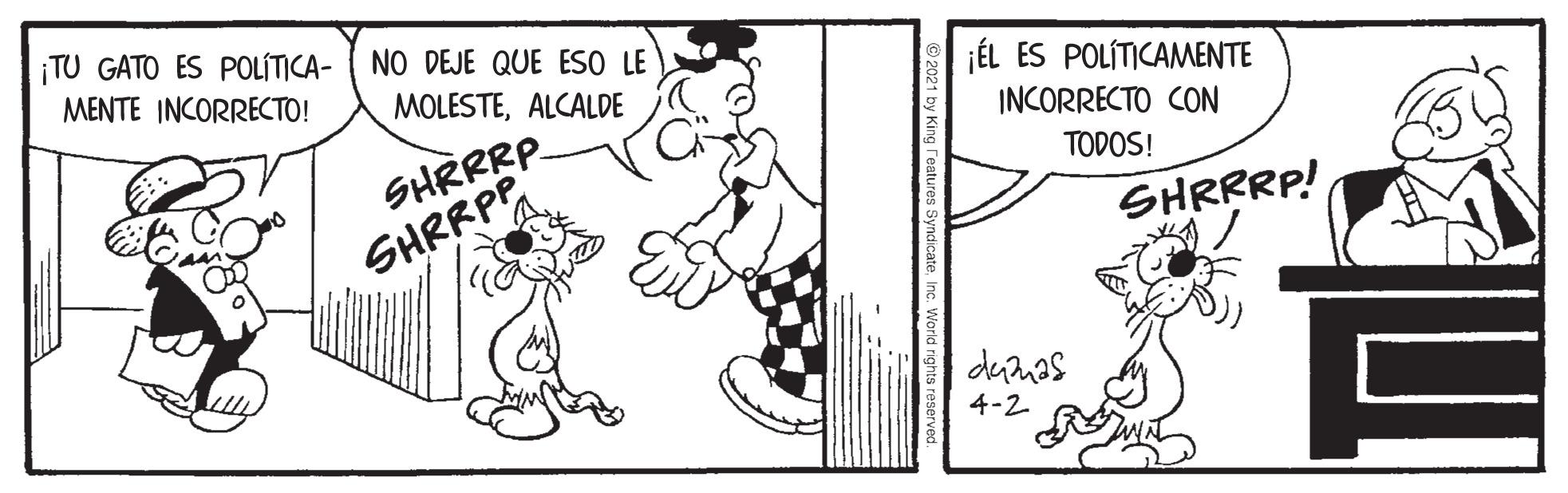 Rectangle OCR: ¡TU GATO ES POLÍTICA- ( NO DEJE QUE ESO LE MENTE INCORRECTO! MOLESTEALCALDE jÉL ES POLÍTICAMENTE INCORRECTO CON SHRRRP. SHRRPP TODOS! SHRRRP! dunas 4-2 ¡TU GATO ES POLÍTICA- ( NO DEJE QUE ESO LE MENTE INCORRECTO! MOLESTEALCALDE jÉL ES POLÍTICAMENTE INCORRECTO CON SHRRRP. SHRRPP TODOS! SHRRRP! dunas 4-2