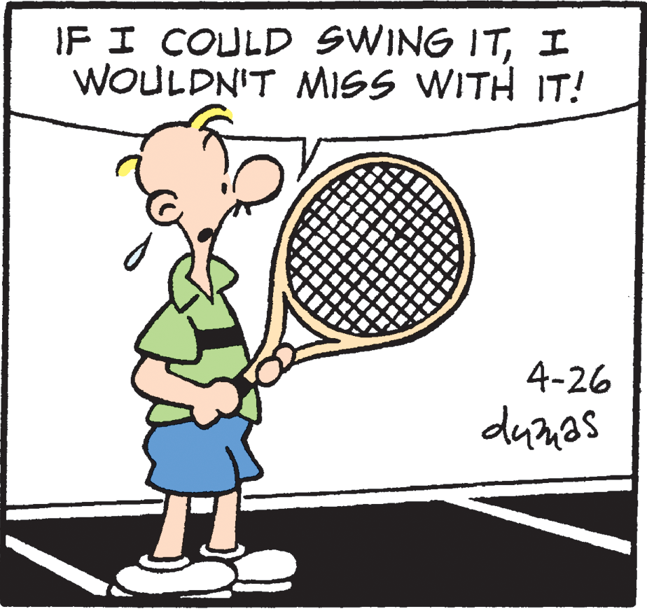 Line OCR: IF I COULD SWING ITI WOULDN'T MISS WITH IT! 4-26 dunas IF I COULD SWING ITI WOULDN'T MISS WITH IT! 4-26 dunas
