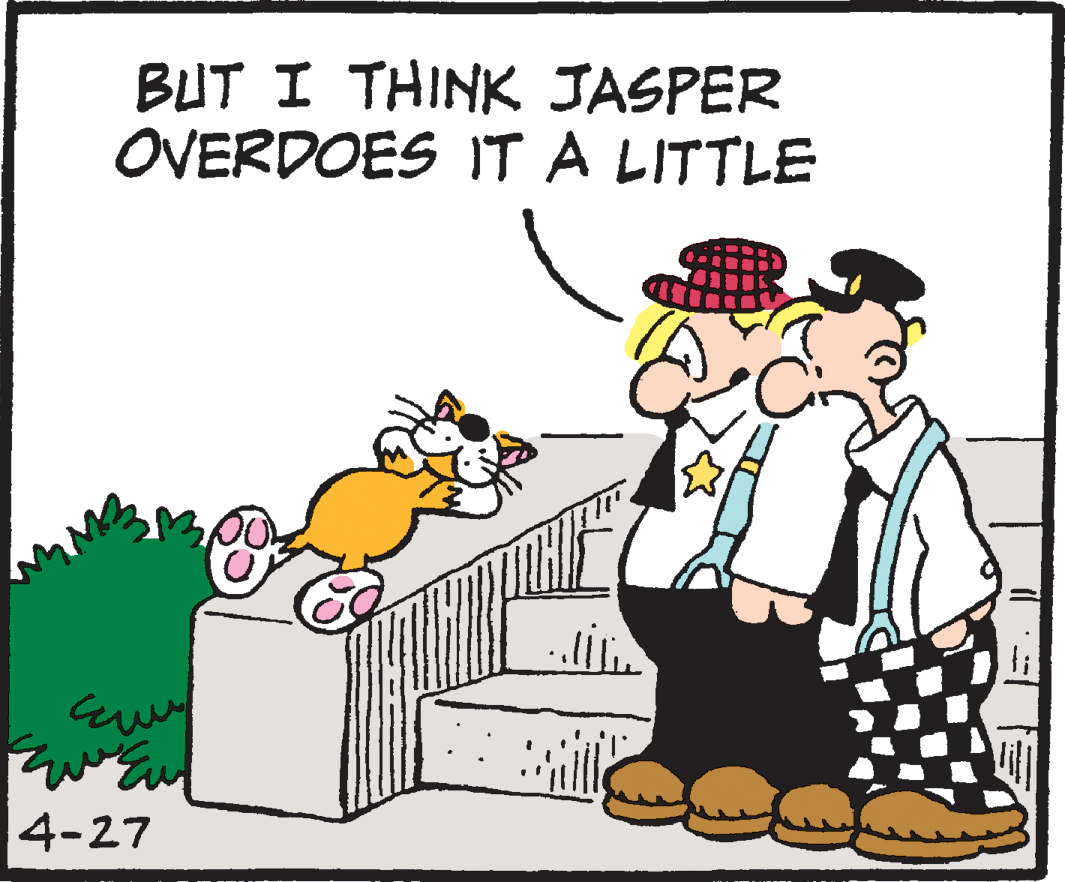 Line OCR: BUT I THINK JASPER OVERDOES IT A LITTLE 4-27 BUT I THINK JASPER OVERDOES IT A LITTLE 4-27