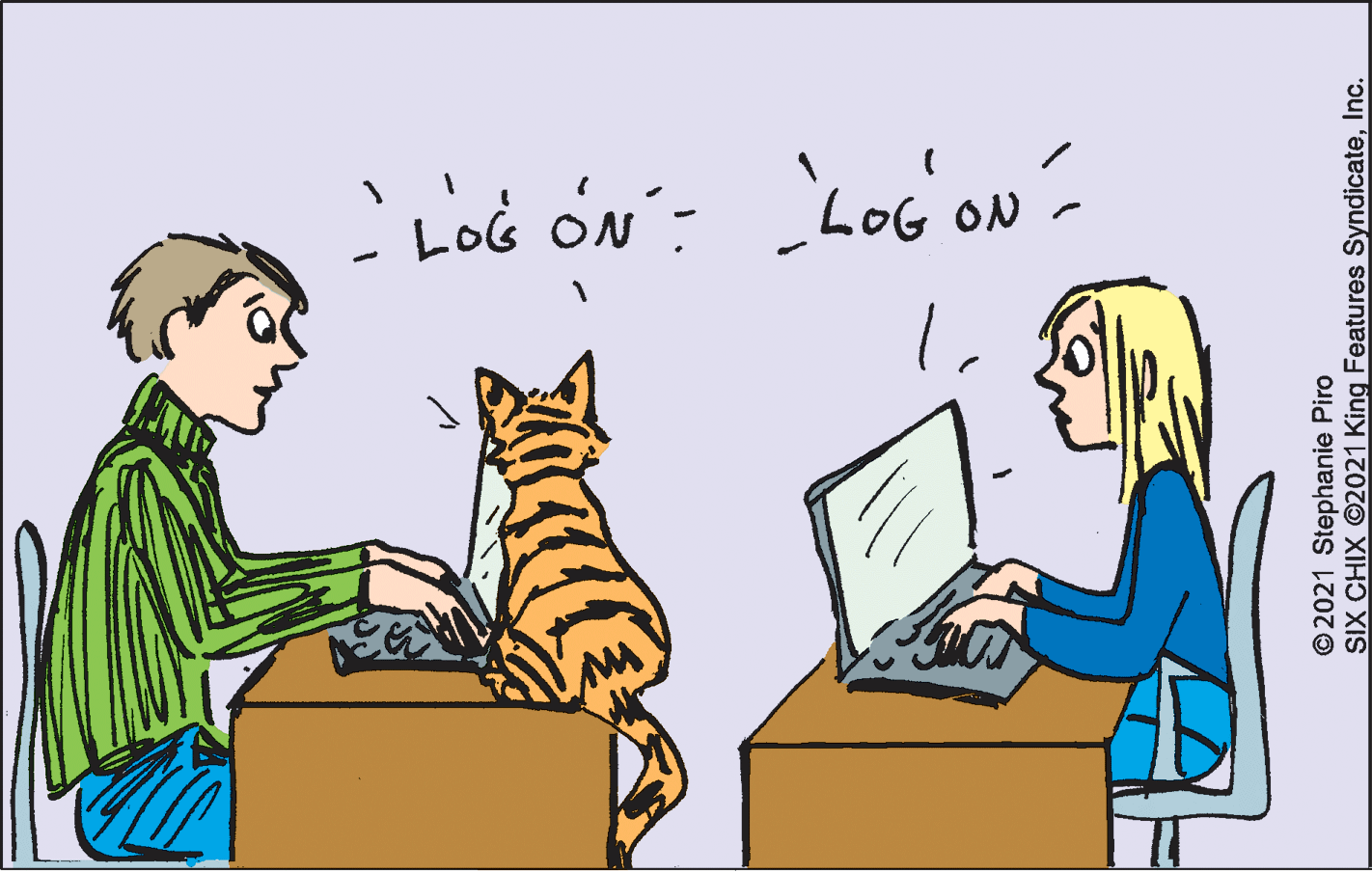 Mammal OCR: ©2021 Stephanie Piro SIX CHIX ©2021 King Features SyndicateInc. ©2021 Stephanie Piro SIX CHIX ©2021 King Features Syndicate
