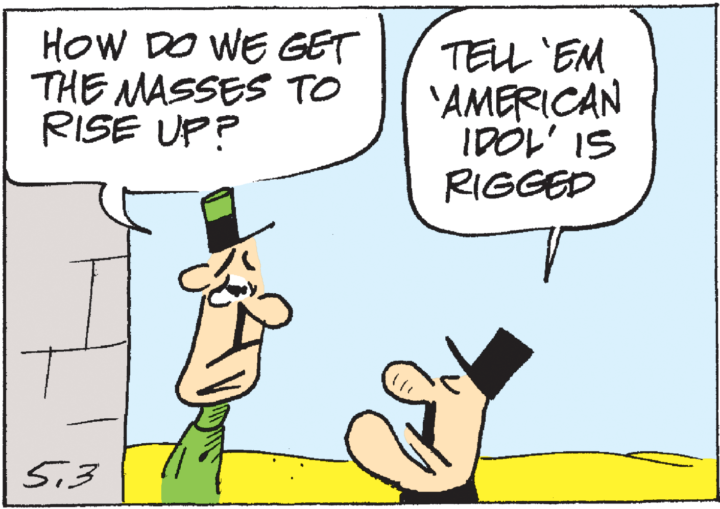 Rectangle OCR: HOW DO WE GET THE MASSES TO RISE UP? TELL 'EM 'AMERICAN IDÓL' IS RIGGED S3 HOW DO WE GET THE MASSES TO RISE UP? TELL 'EM 'AMERICAN IDÓL' IS RIGGED S