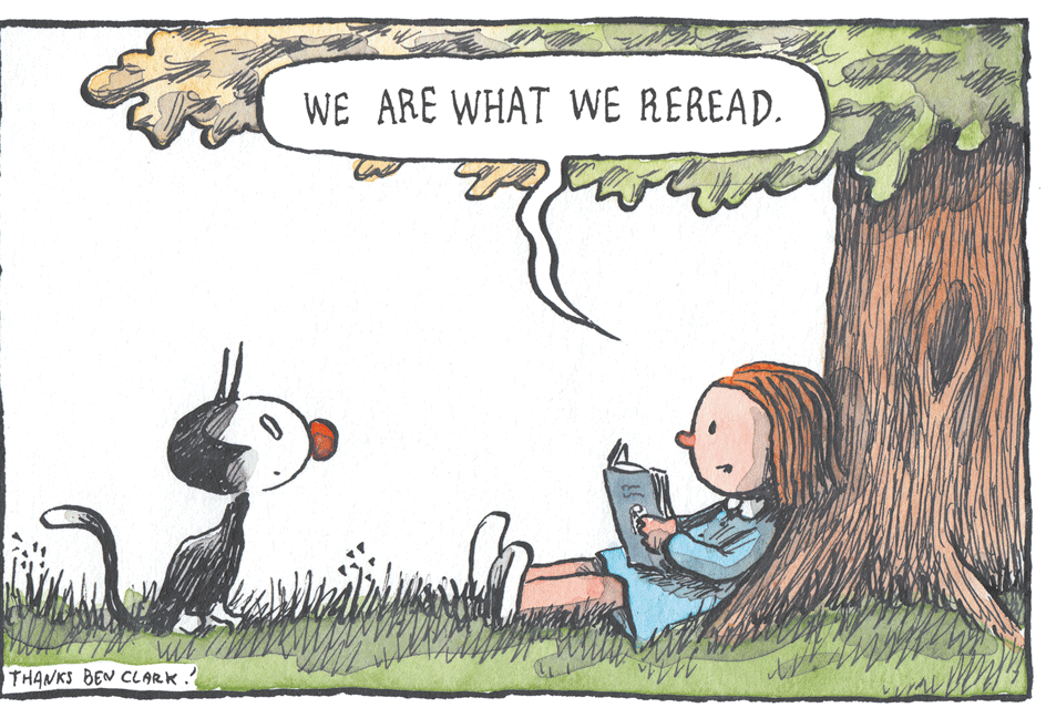 Adaptation OCR: WE ARE WHAT WE REREAD. THANKS BEN CLARK WE ARE WHAT WE REREAD. THANKS BEN CLARK